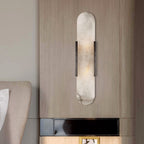 2 Light balls bar ceiling lamp colonial gold/black marble wall lamp lighting for dining room