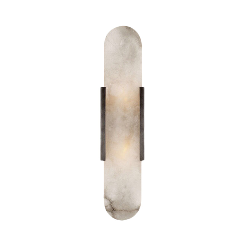 2 Light balls bar ceiling lamp colonial gold/black marble wall lamp lighting for dining room