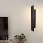 Black/White/Gold Rolled Wall Lamp Modernist Iron 2-Light Wall Lamp Built-in Lighting, 16"/21.5"/29.5" Width