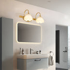 Blossom Bathroom Vanity Mirror Light Traditional Metal LED 2/3/4 Heads Brass Wall Lamp