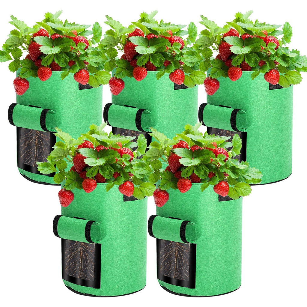 Plant sack planting bag plant pouch 5 pieces