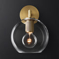 Traditional armed wall lamp metal 1/2 cups wall lamp light in black/brass/chrome for the living room
