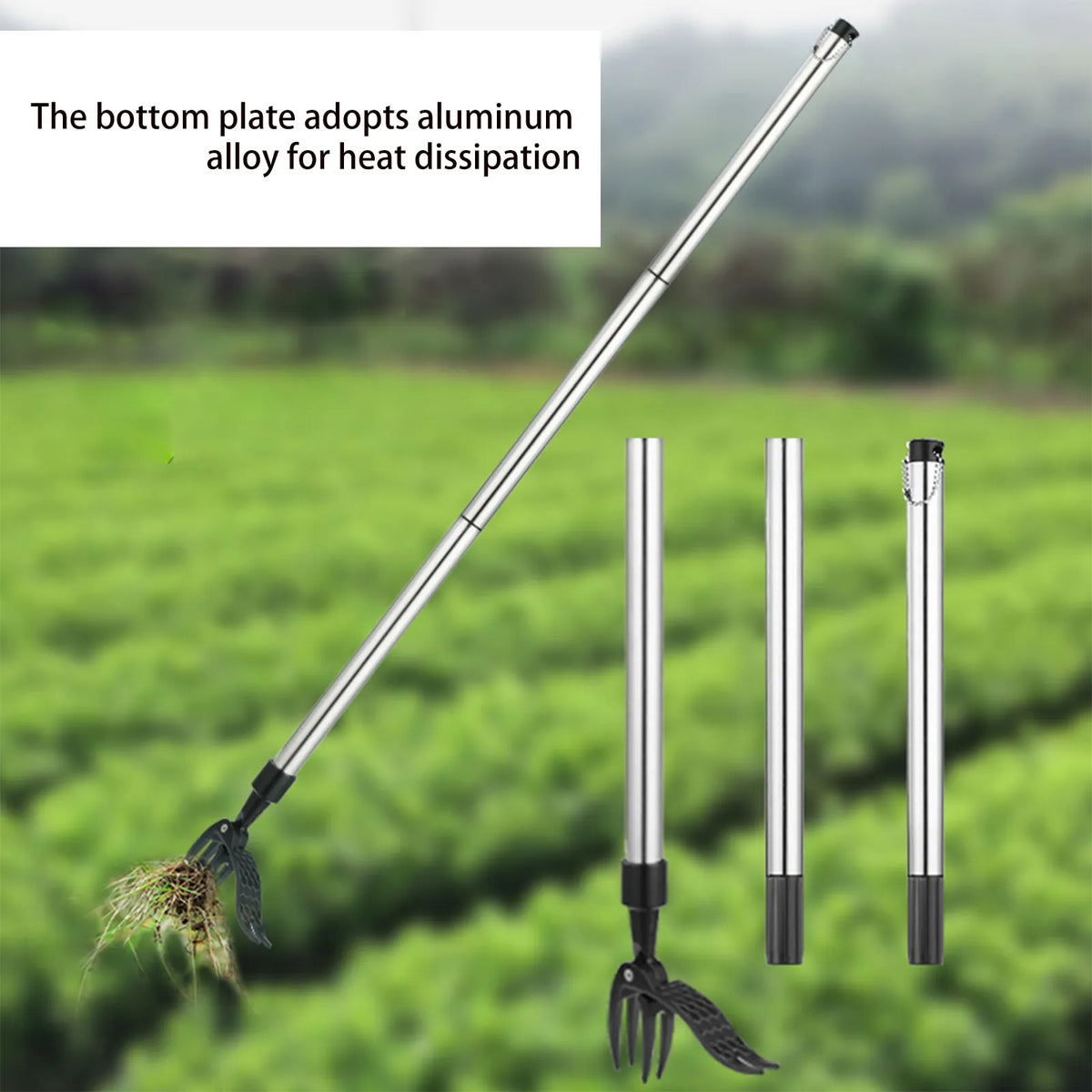 Weed Puller Without Bending – Root Remover with Scoop Clip for The Garden