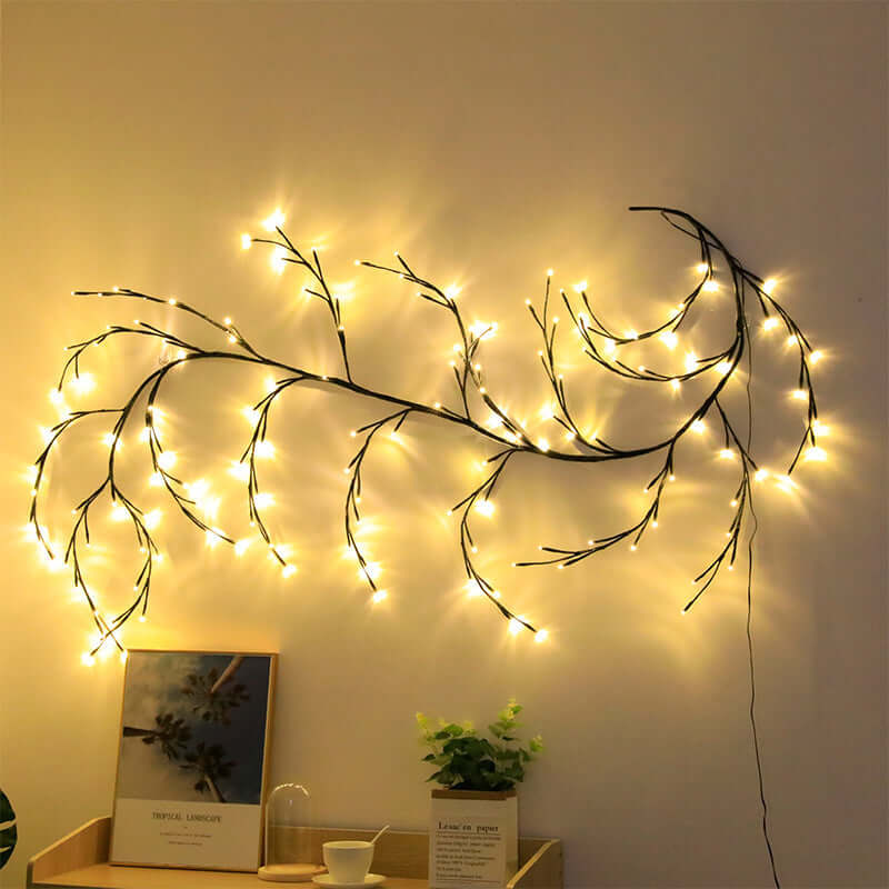 LED fairy lights arrangement colored lights reed room decorative lighting
