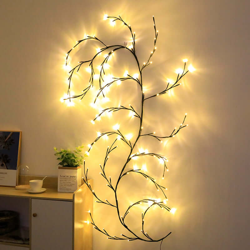 LED fairy lights arrangement colored lights reed room decorative lighting