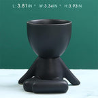 Ceramic Figure Pots Ornament