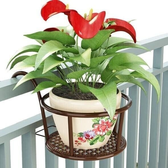 VerdaLift Plant Hanging Shelf — Finally rock-solid support for your balcony dreams