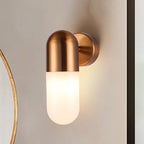 Metal Wall Lamp Postmodern 1 Light Black/Grey/White Wall Mounted Lamp for Bedroom