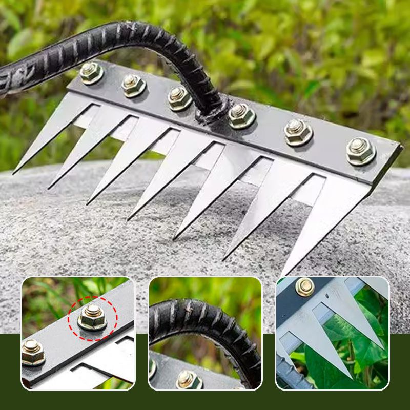 Tuintand Expert – Versatile Hand Rake Made of Carbon Steel for Precision Work