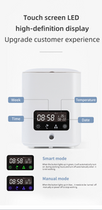 Multifunctional smart hydroponic plant pot with calendar, diffuser and desk lamp