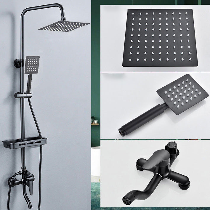 Adjustable Spray Sample Shower Combination Metal Shower Fitting Arm Shower Head with Slip Bar