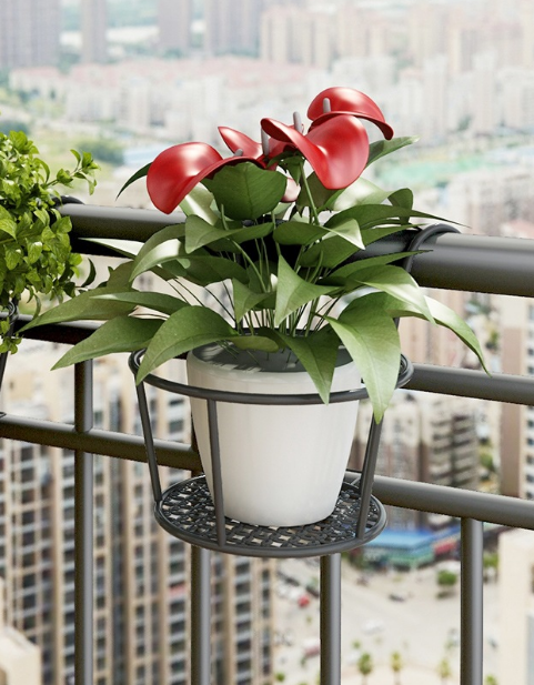 VerdaLift Plant Hanging Shelf — Finally rock-solid support for your balcony dreams