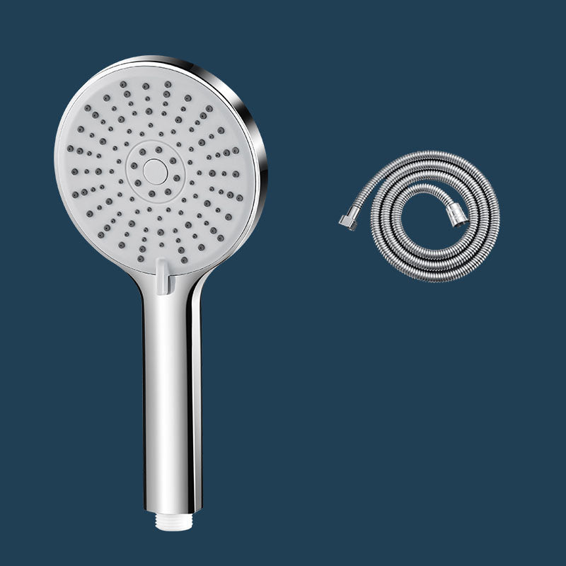 ABS Plastic Handheld Shower High Pressure 5 Spray Patterns Wall Mounted Showerhead