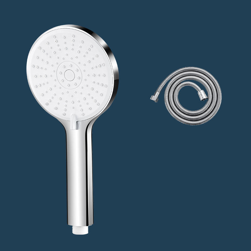 ABS Plastic Handheld Shower High Pressure 5 Spray Patterns Wall Mounted Showerhead