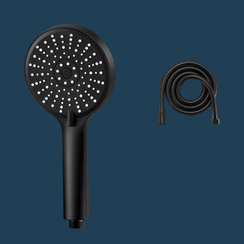 ABS Plastic Handheld Shower High Pressure 5 Spray Patterns Wall Mounted Showerhead