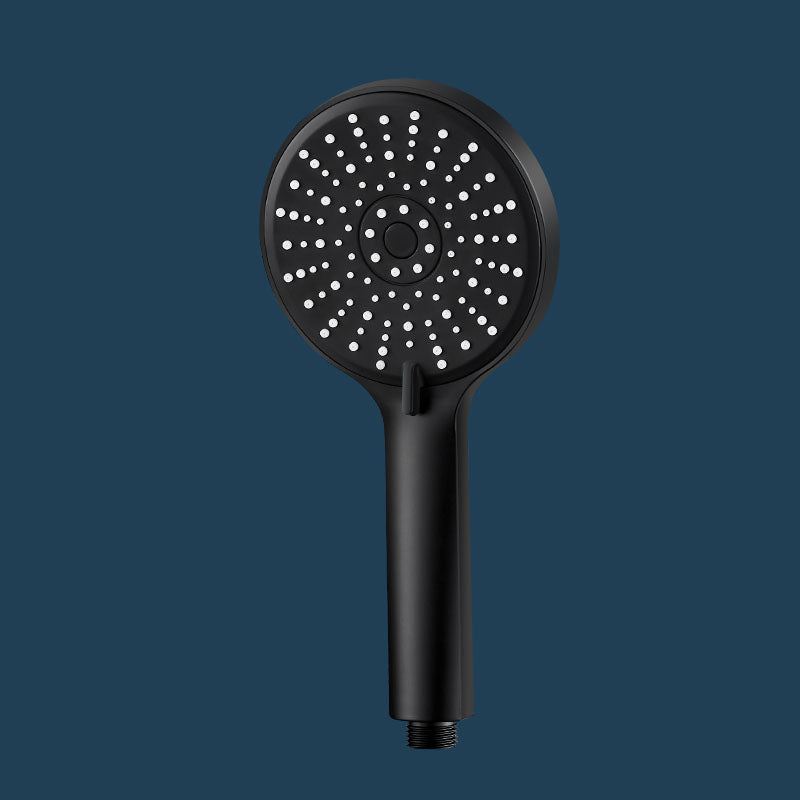 ABS Plastic Handheld Shower High Pressure 5 Spray Patterns Wall Mounted Showerhead