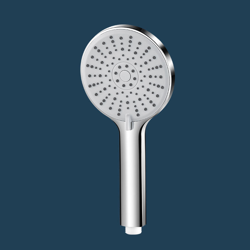 ABS Plastic Handheld Shower High Pressure 5 Spray Patterns Wall Mounted Showerhead