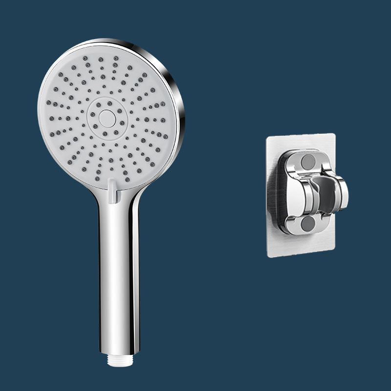 ABS Plastic Handheld Shower High Pressure 5 Spray Patterns Wall Mounted Showerhead