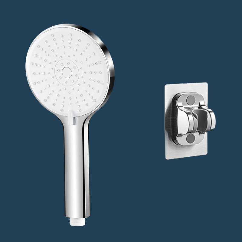 ABS Plastic Handheld Shower High Pressure 5 Spray Patterns Wall Mounted Showerhead