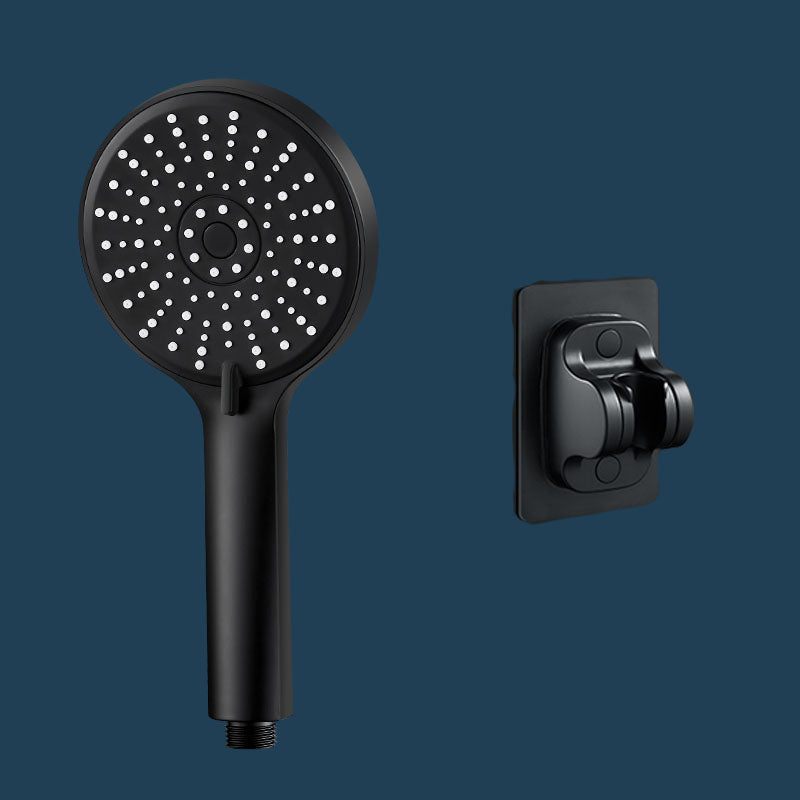 ABS Plastic Handheld Shower High Pressure 5 Spray Patterns Wall Mounted Showerhead