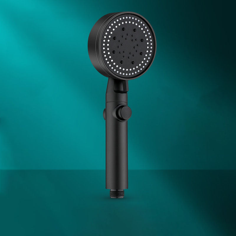 5 setting patterns shower head plastic round handheld shower head