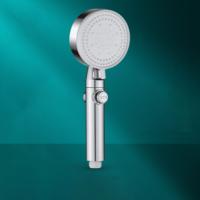 5 setting patterns shower head plastic round handheld shower head