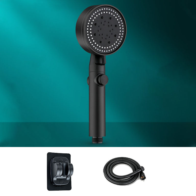 5 setting patterns shower head plastic round handheld shower head
