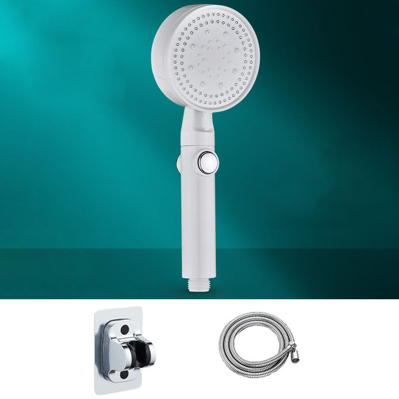 5 setting patterns shower head plastic round handheld shower head