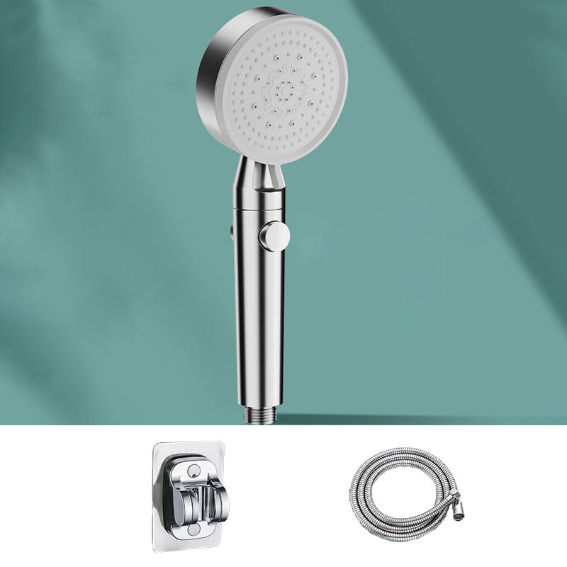 5 setting patterns shower head plastic round handheld shower head