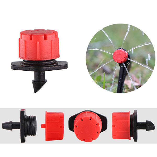 Adjustable drip nozzles for irrigation