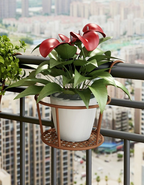 VerdaLift Plant Hanging Shelf — Finally rock-solid support for your balcony dreams