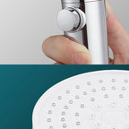 3 Spray Shower Head Adjustable Spray Pattern Swivel Hand Shower Head