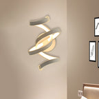 Ivory band wall lamp wall support minimalism LED acrylic wall lamp for bedroom