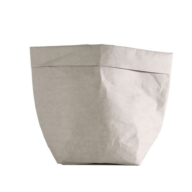 Stylish plant pots made of paper for modern decoration