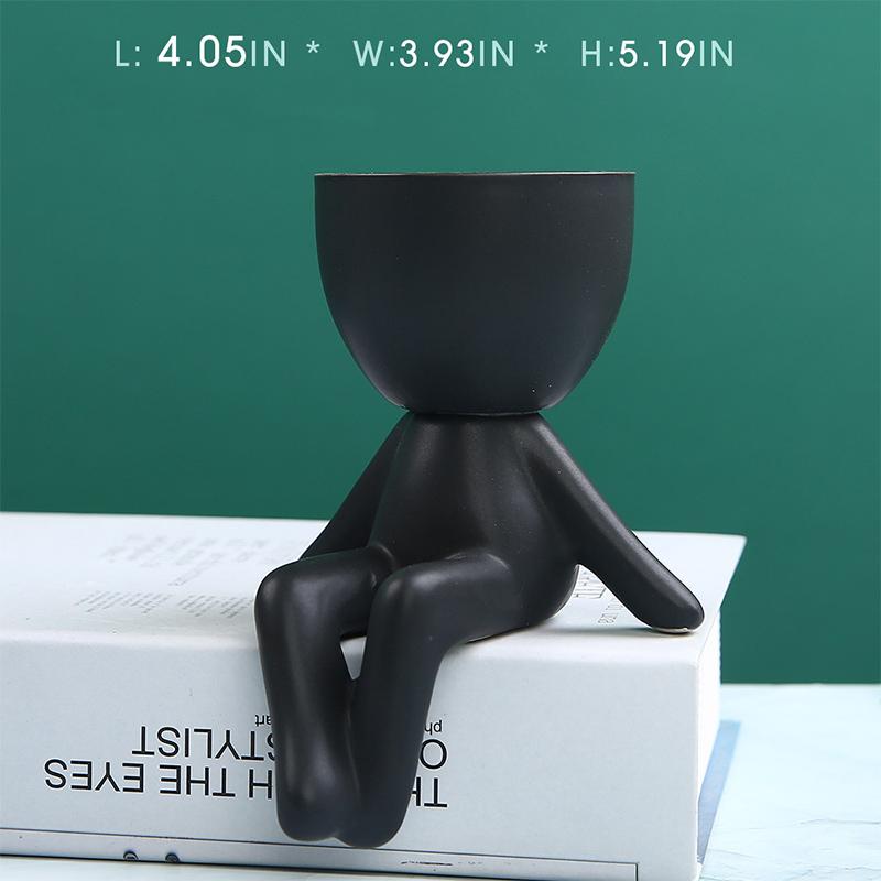 Ceramic Figure Pots Ornament