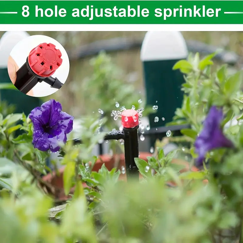 Automatic drip irrigation system for plants – Complete set for garden and balcony