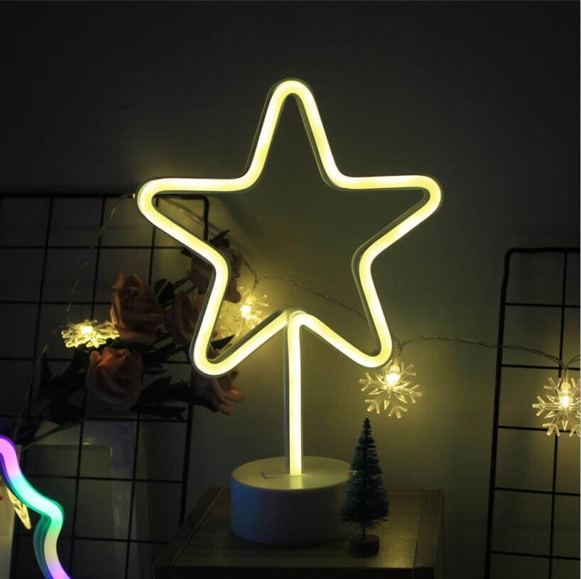Creative LED modeling lamp Rainbow ice on a stick