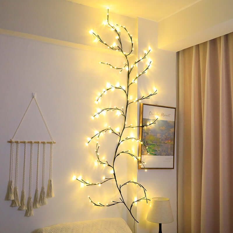 LED fairy lights arrangement colored lights reed room decorative lighting
