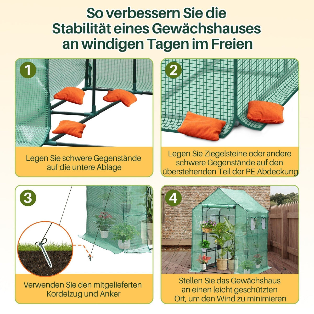 Greenhouse Film Greenhouse with Shelves