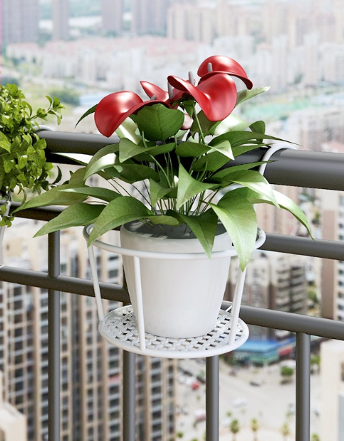 VerdaLift Plant Hanging Shelf — Finally rock-solid support for your balcony dreams