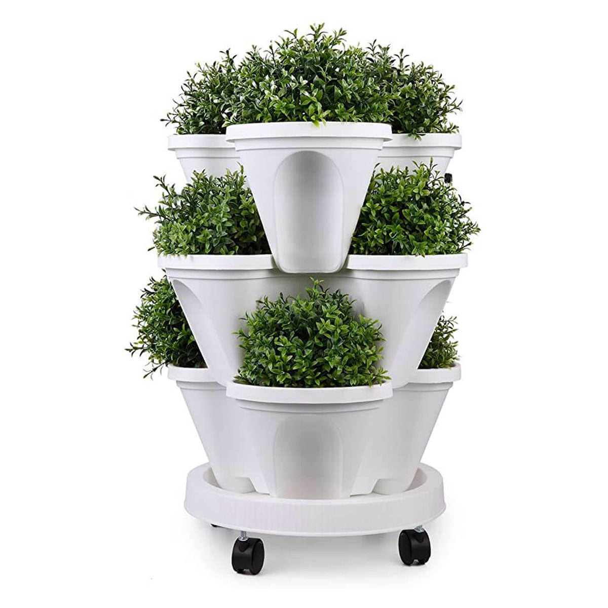 GardenTower FourSeasons – Stackable Plant Pots with Smart Watering System