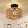 Classic Bamboo-Luster-Chandelier - Handmade Rat-Pendant Lamp for Living and Bedroom Decoration