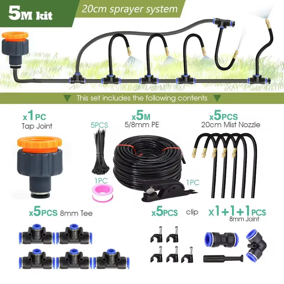 Automatic Irrigation System with Fine Mist