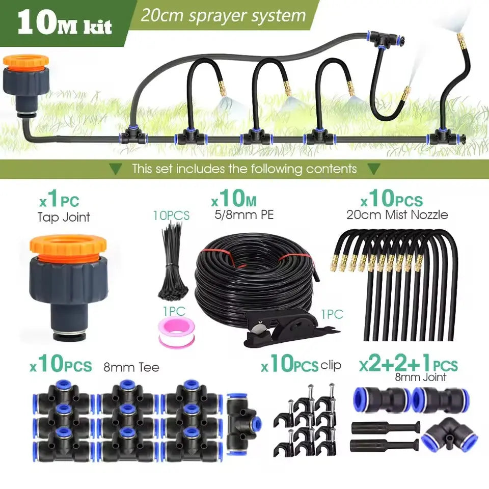 Automatic Irrigation System with Fine Mist