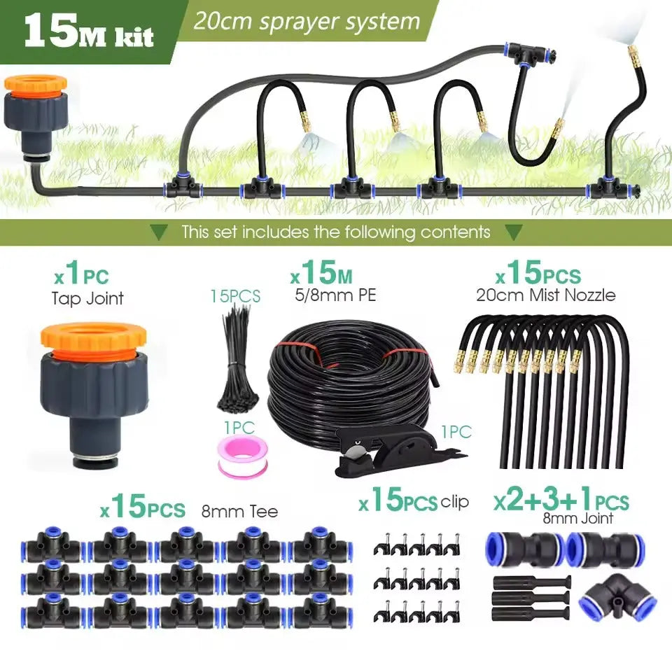 Automatic Irrigation System with Fine Mist