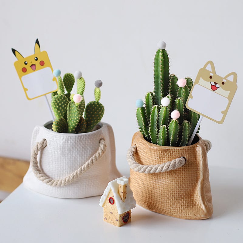Bag shape plant pots