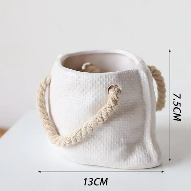 Bag shape plant pots