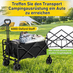 Trolley Transport Wagon Foldable 60L