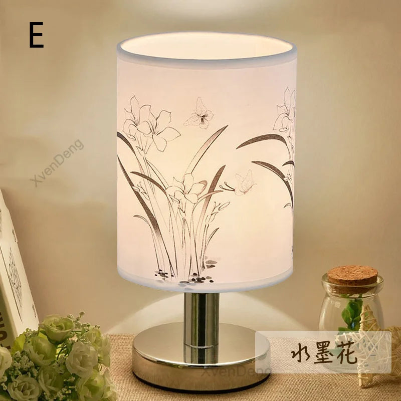 Modern Iron Table Lamp LED Fabric Nordic Desk Light - Perfect for living room, bedroom, nightstand, study and home decor lighting systems