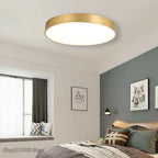 Modern Golden Acrylic Ceiling Lamp - Ultra-thin Surface LED Ceiling Lamp for Living Room, Nordic Bedroom Interior Lighting